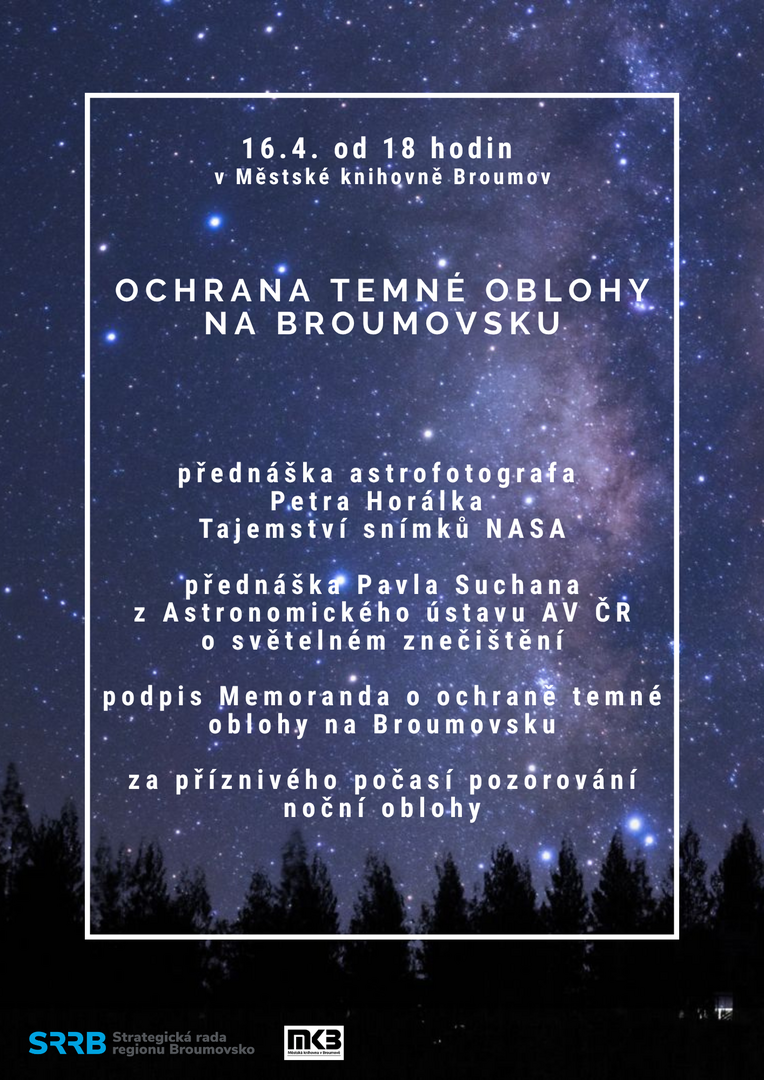 ochrana temné oblohy na Broumovsku